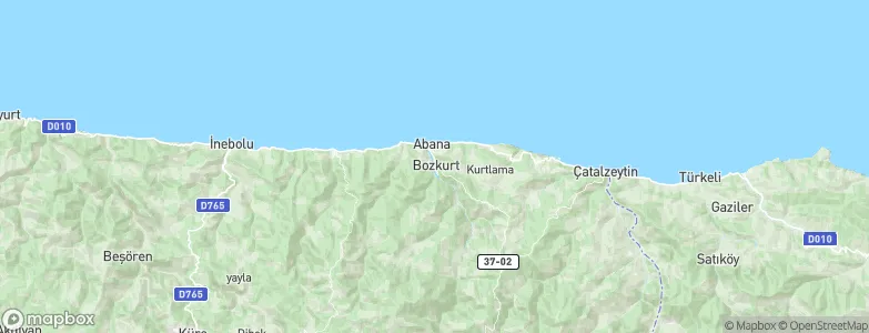 Bozkurt, Turkey Map