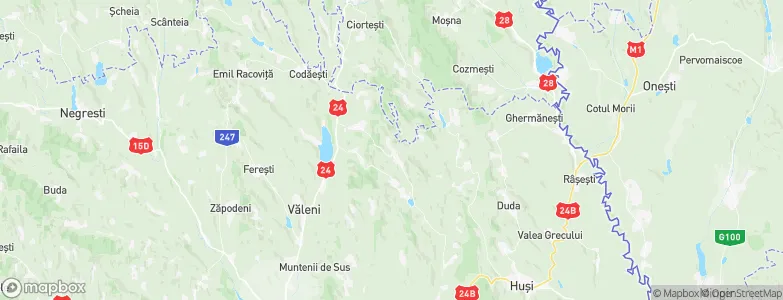 Boţeşti, Romania Map