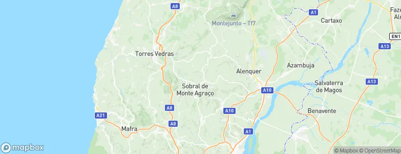 Braçal, Portugal Map