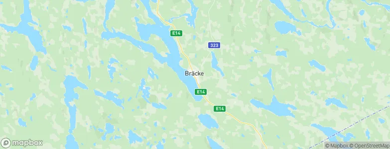 Bräcke, Sweden Map