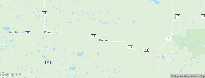 Bracken, Canada Map