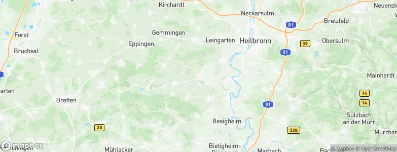 Brackenheim, Germany Map