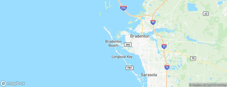 Bradenton Beach, United States Map