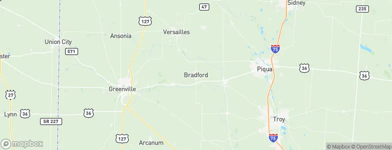 Bradford, United States Map