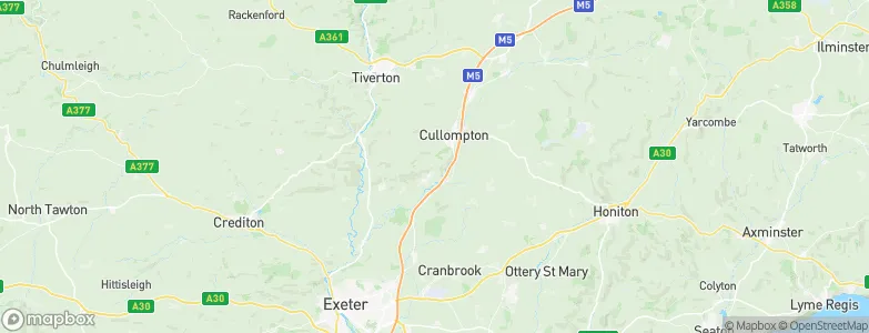 Bradninch, United Kingdom Map