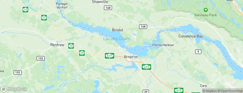 Braeside, Canada Map