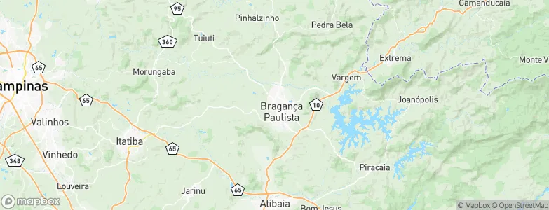 Bragança Paulista, Brazil Map