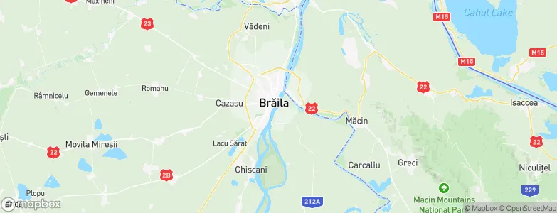 Braila, Romania Map