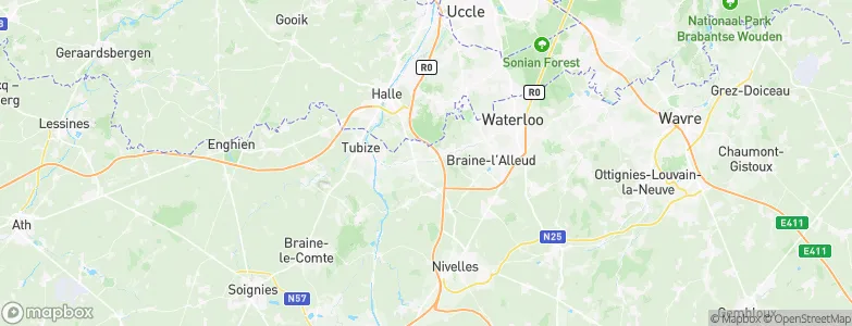 Braine-le-Château, Belgium Map