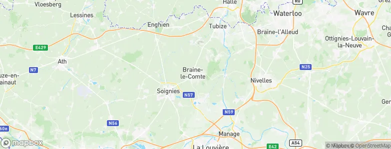 Braine-le-Comte, Belgium Map