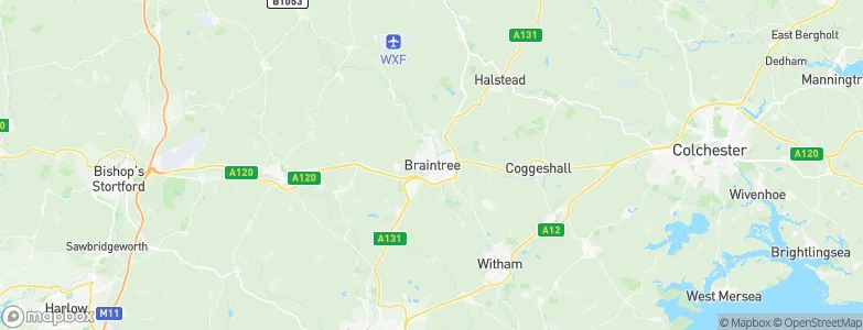 Braintree, United Kingdom Map