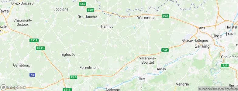 Braives, Belgium Map