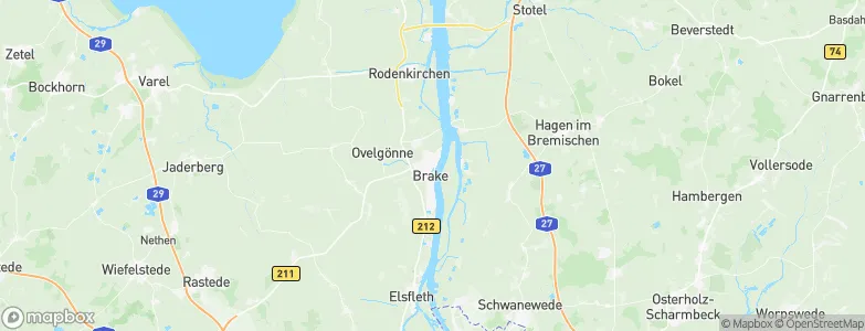 Brake (Unterweser), Germany Map