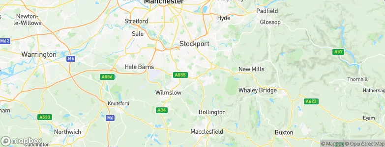Bramhall, United Kingdom Map
