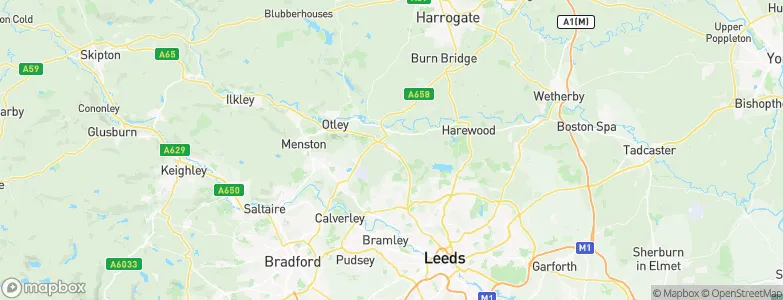 Bramhope, United Kingdom Map