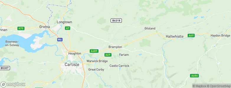 Brampton, United Kingdom Map
