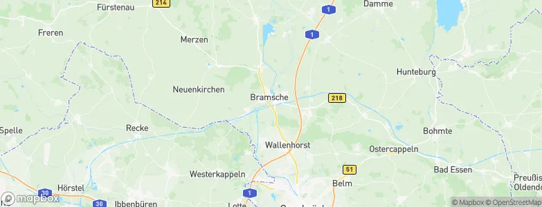 Bramsche, Germany Map