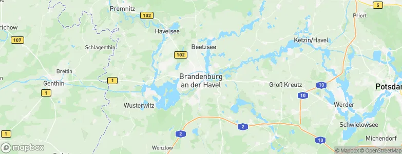 Brandenburg, Germany Map