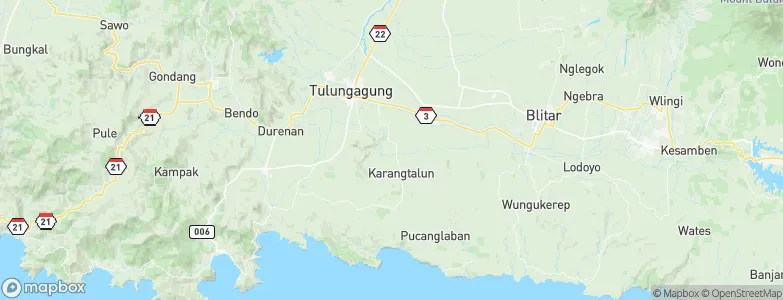 Brandil, Indonesia Map