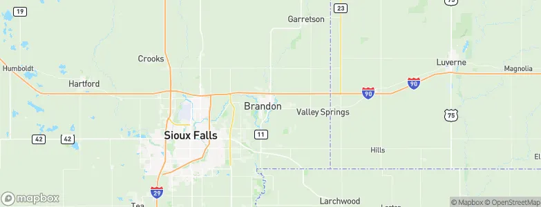Brandon, United States Map
