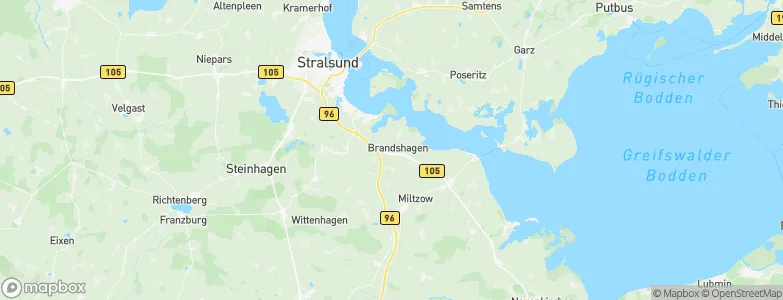 Brandshagen, Germany Map