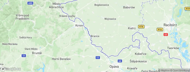 Branice, Poland Map