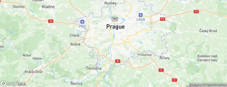 Braník, Czechia Map