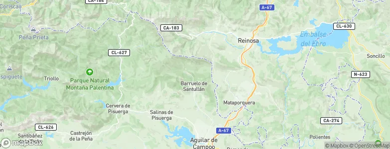 Brañosera, Spain Map