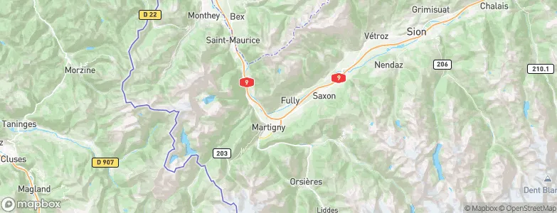 Branson, Switzerland Map