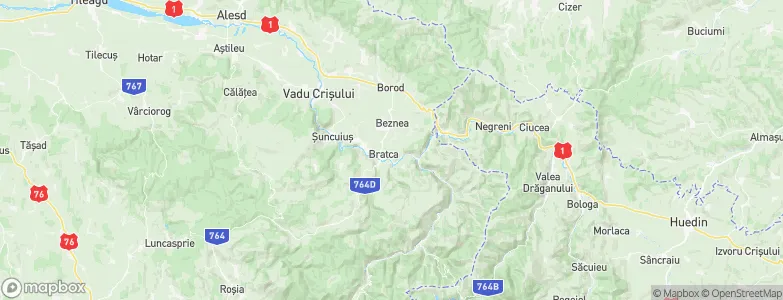 Bratca, Romania Map