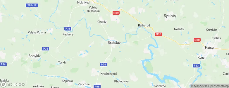 Bratslav, Ukraine Map