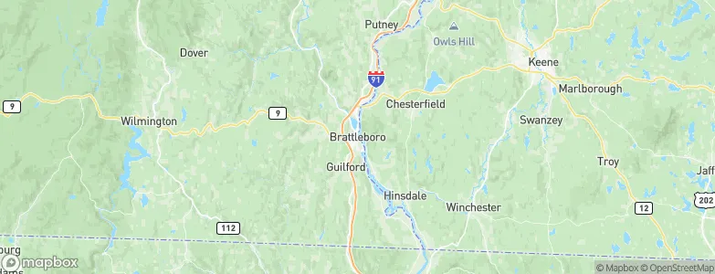Brattleboro, United States Map