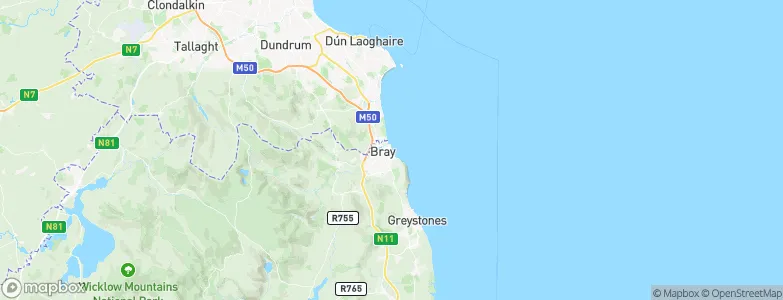 Bray, Ireland Map