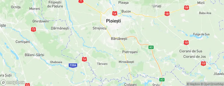 Brazii de Sus, Romania Map