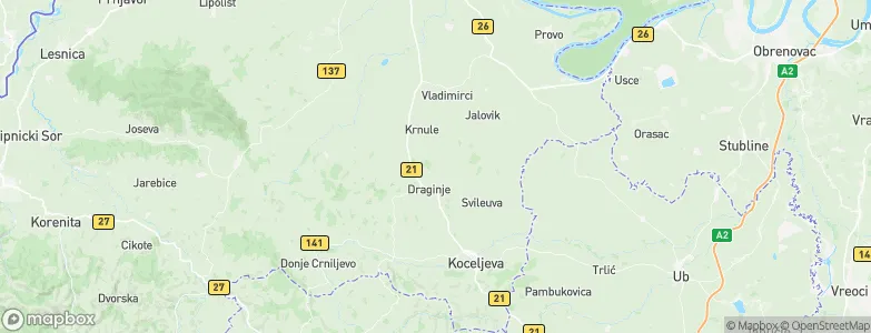 Brdarica, Serbia Map
