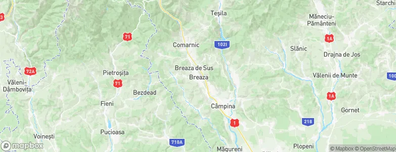 Breaza, Romania Map