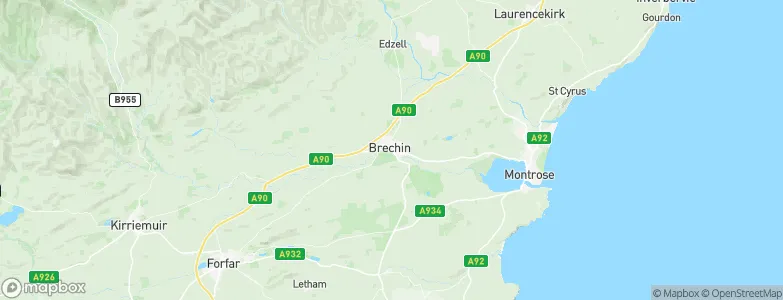 Brechin, United Kingdom Map