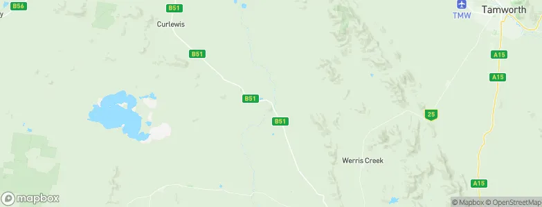 Breeza, Australia Map