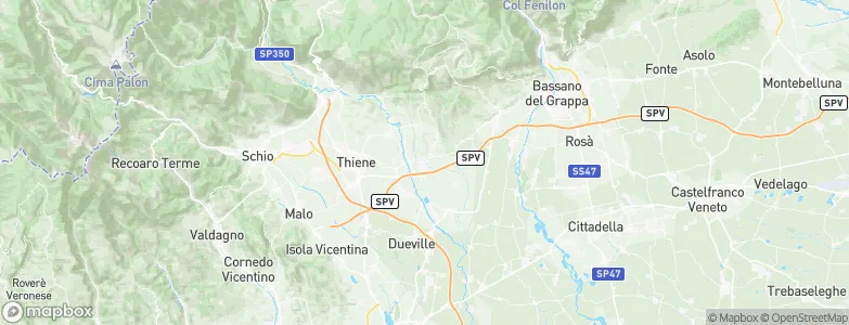 Breganze, Italy Map