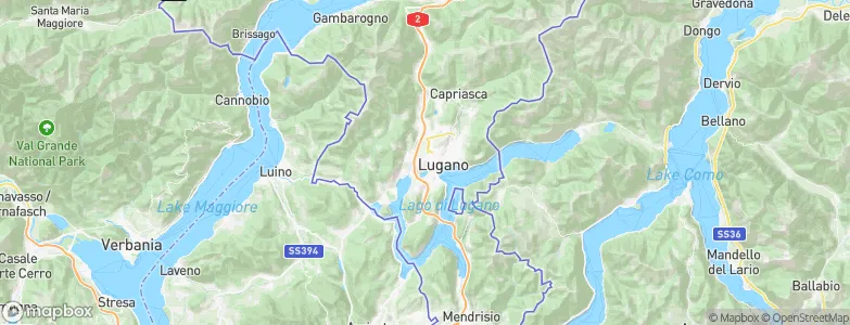 Breganzona, Switzerland Map