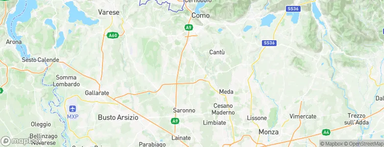 Bregnano, Italy Map