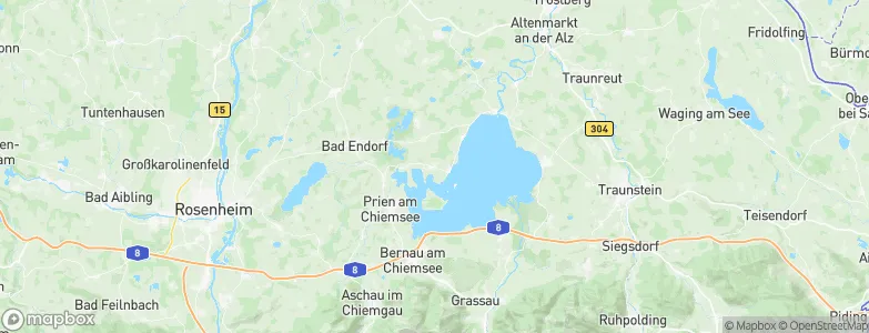 Breitbrunn am Chiemsee, Germany Map