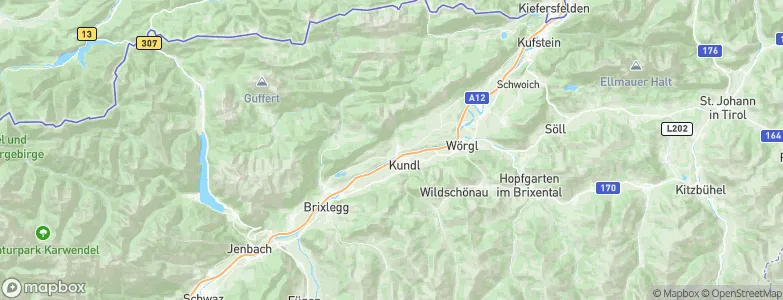 Breitenbach am Inn, Austria Map