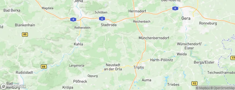 Bremsnitz, Germany Map