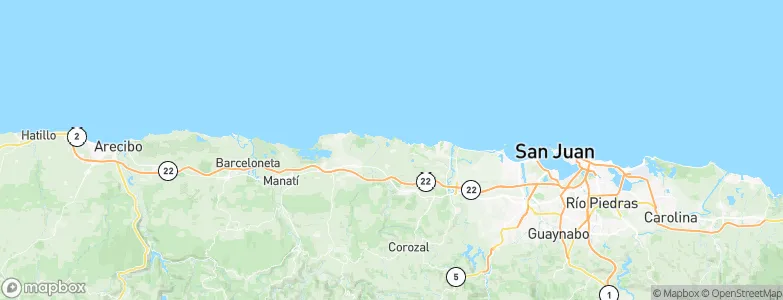 Brenas, Puerto Rico Map