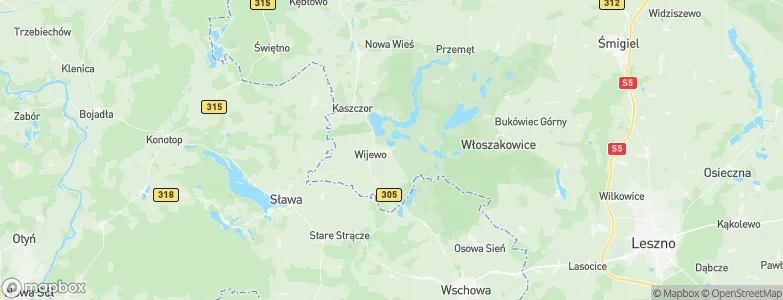 Brenno, Poland Map