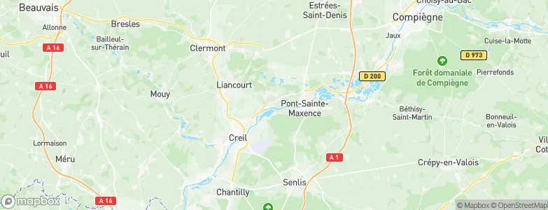 Brenouille, France Map