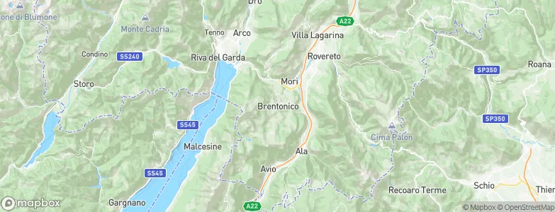 Brentonico, Italy Map