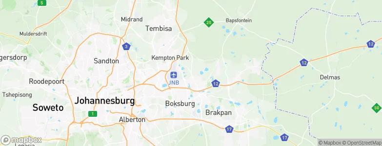 Brentwood Park, South Africa Map