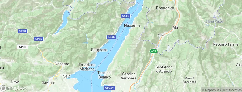 Brenzone, Italy Map